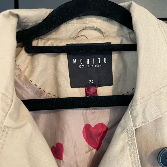 Mohito Collection Trench Coat, Size 34 - Picture 5 of 11